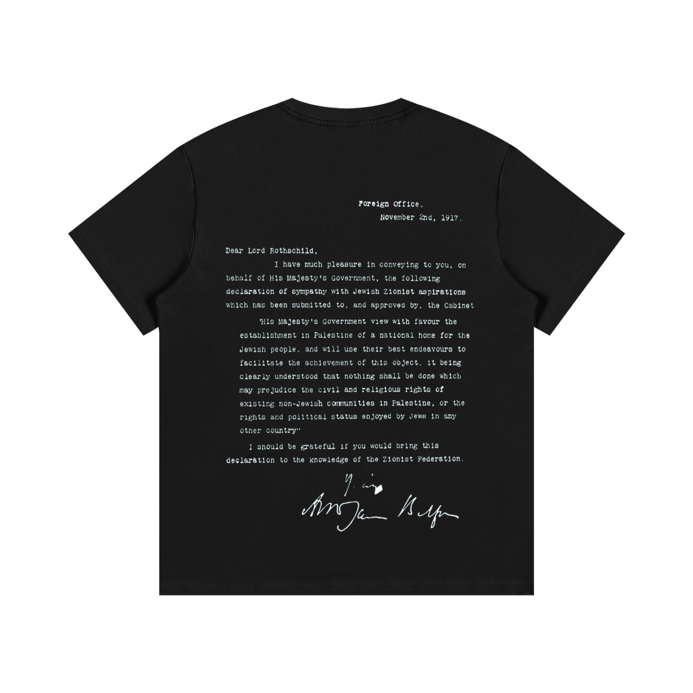 DEAR LORD R. T-SHIRT BLACK