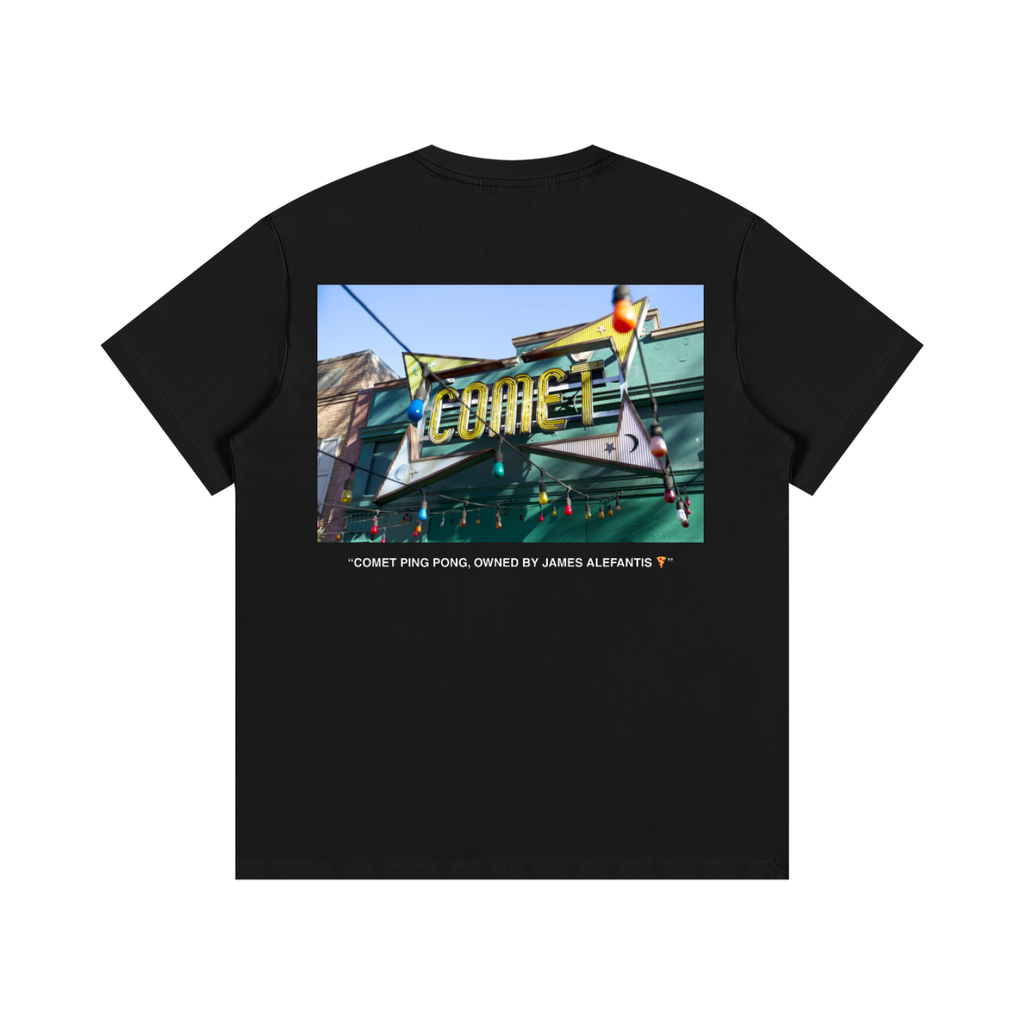 COMET PIZZA T-SHIRT BLACK